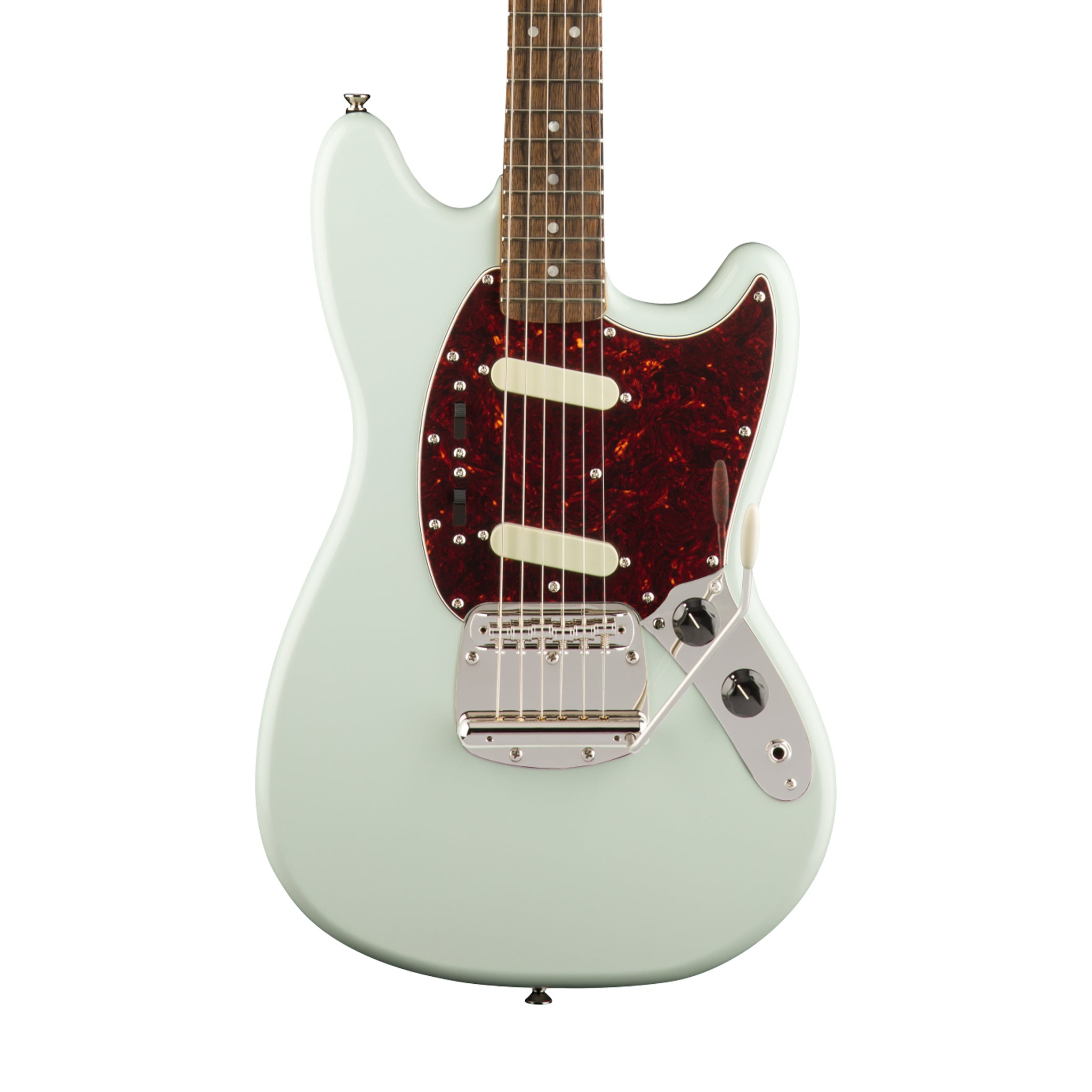 Squier Classic Vibe 60s Mustang Electric Guitar, Laurel FB, Sonic