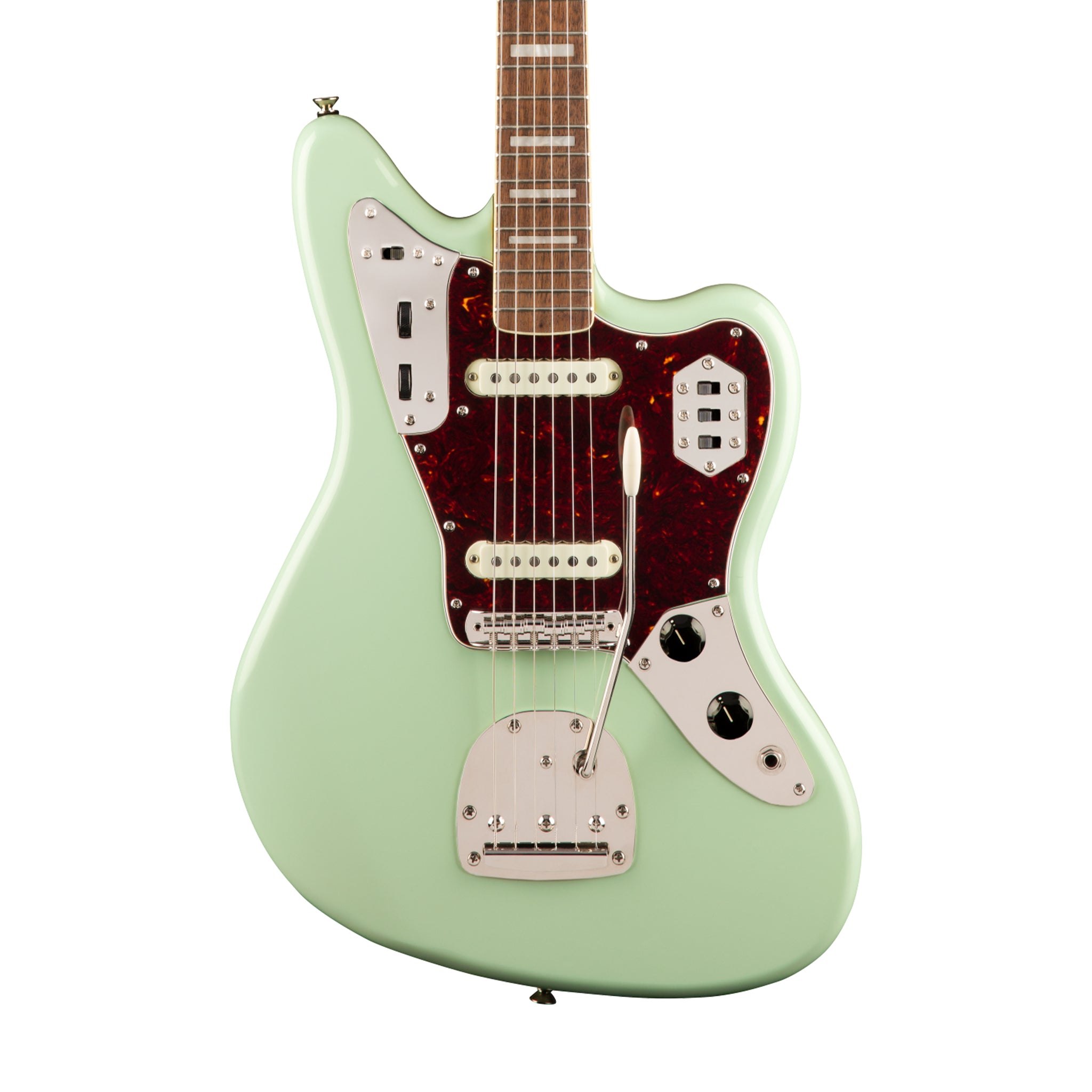 Squier Classic Vibe 70s Jaguar Electric Guitar, Laurel FB, Surf