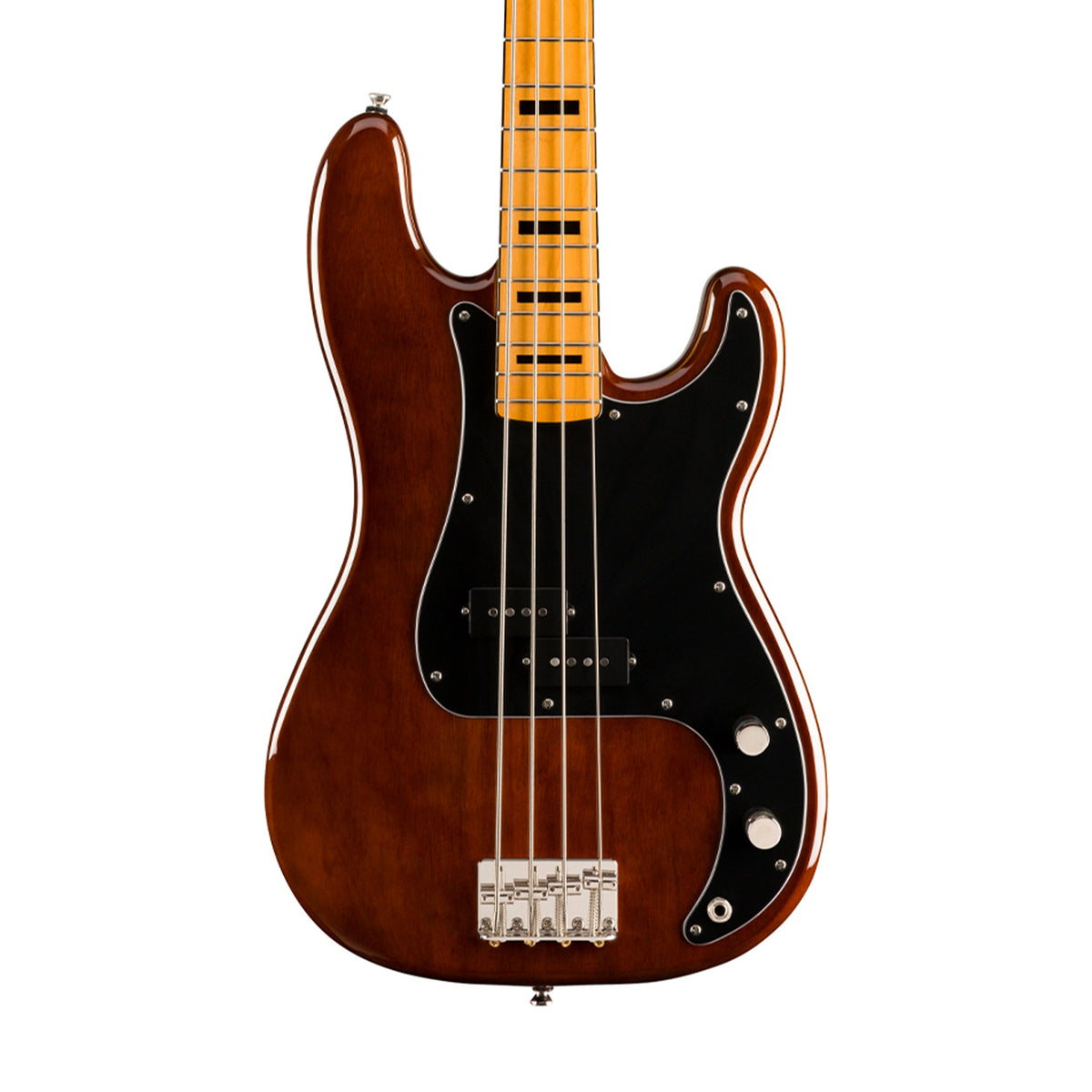 Squier Classic Vibe 70s Precision Bass Guitar, Maple FB, Walnut