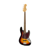 Squier Classic Vibe 60s Jazz Bass Fretless Guitar, Laurel FB, 3-Tone Sunburst (B-Stock)