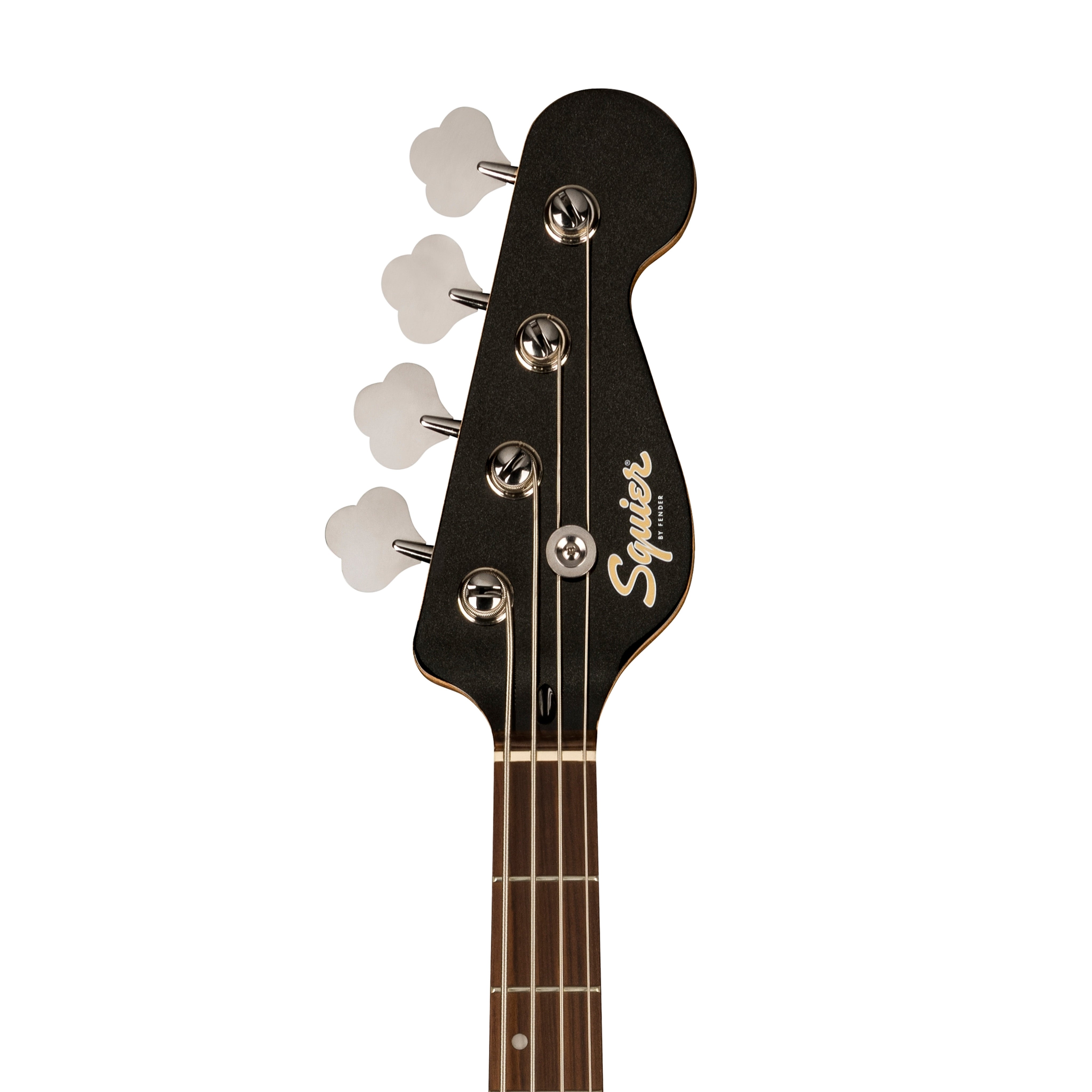 Squier Paranormal Rascal Bass HH Guitar, Laurel FB, Metallic