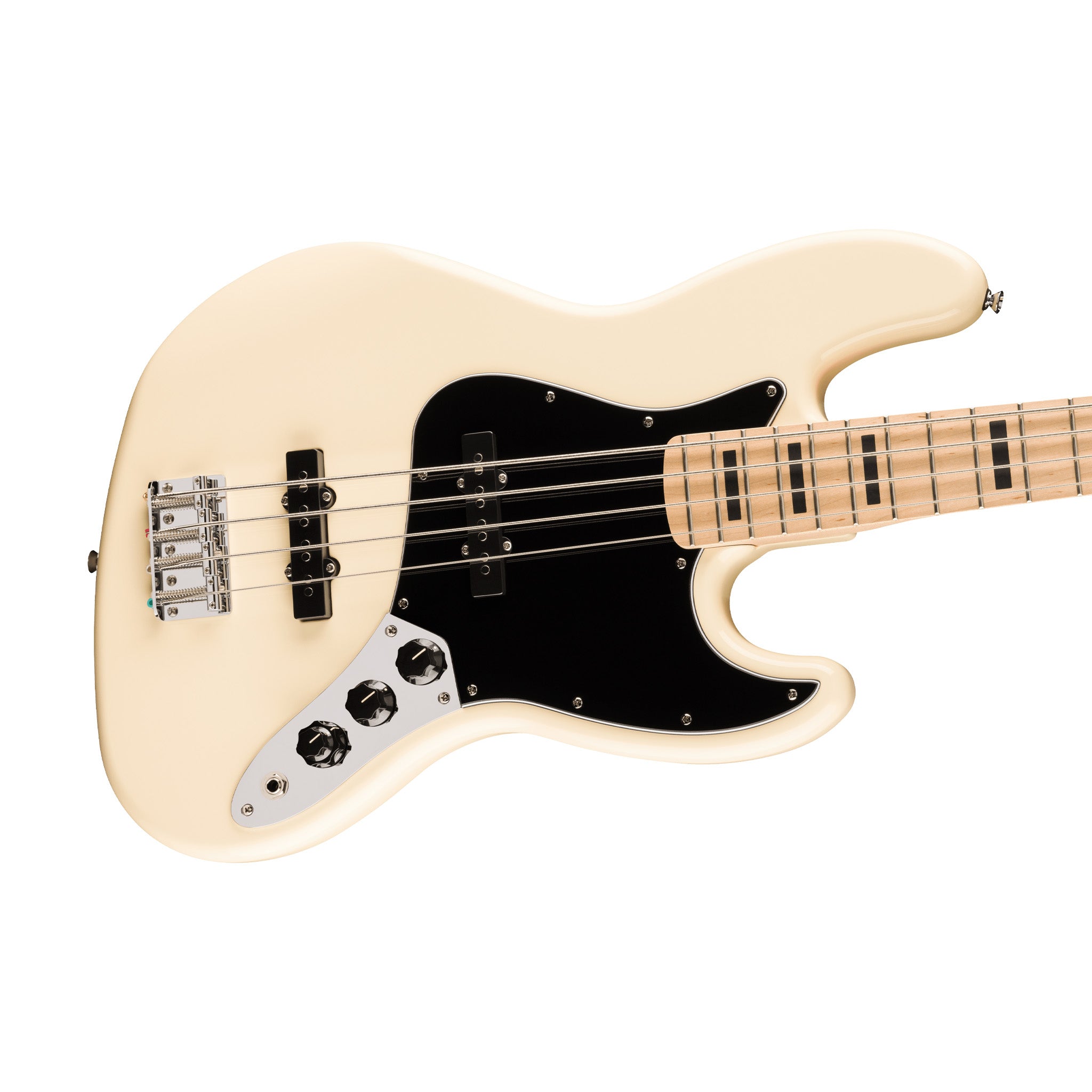 Squier Affinity Series Active Jazz Bass Guitar, Maple FB, Olympic