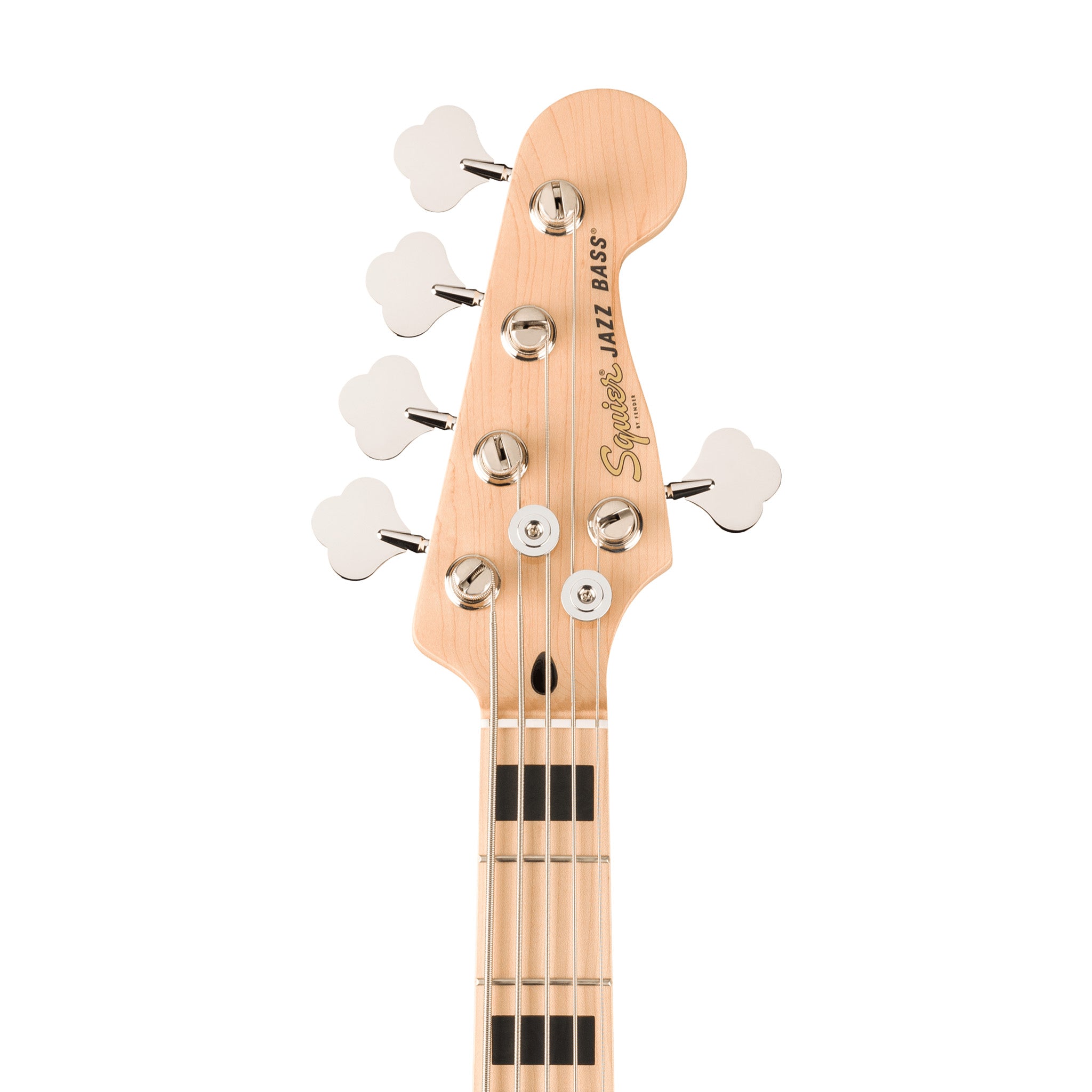 Squier Affinity Series Active Jazz Bass V Guitar, Maple FB, Black