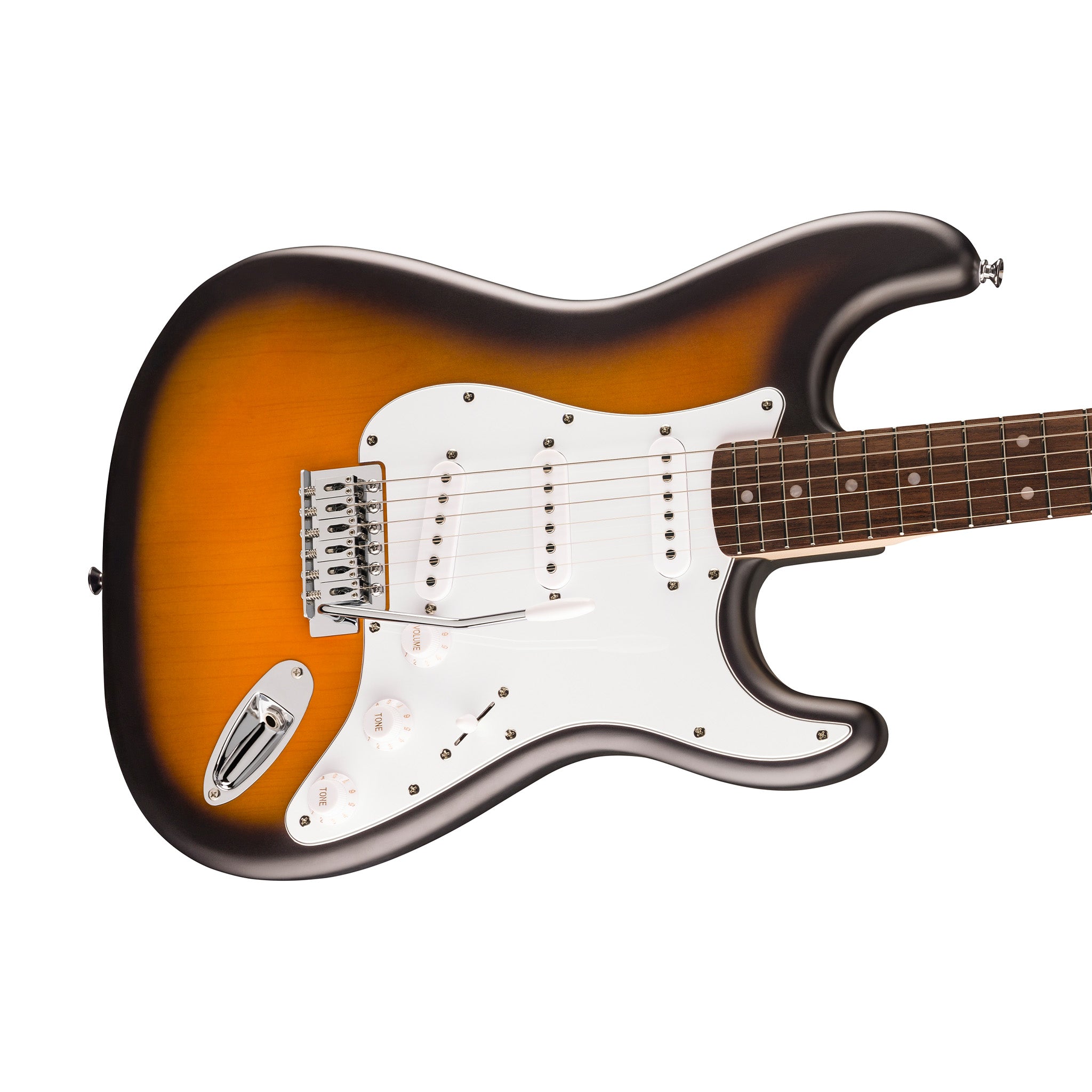 Squier Debut Series Stratocaster Electric Guitar, Laurel FB, 2