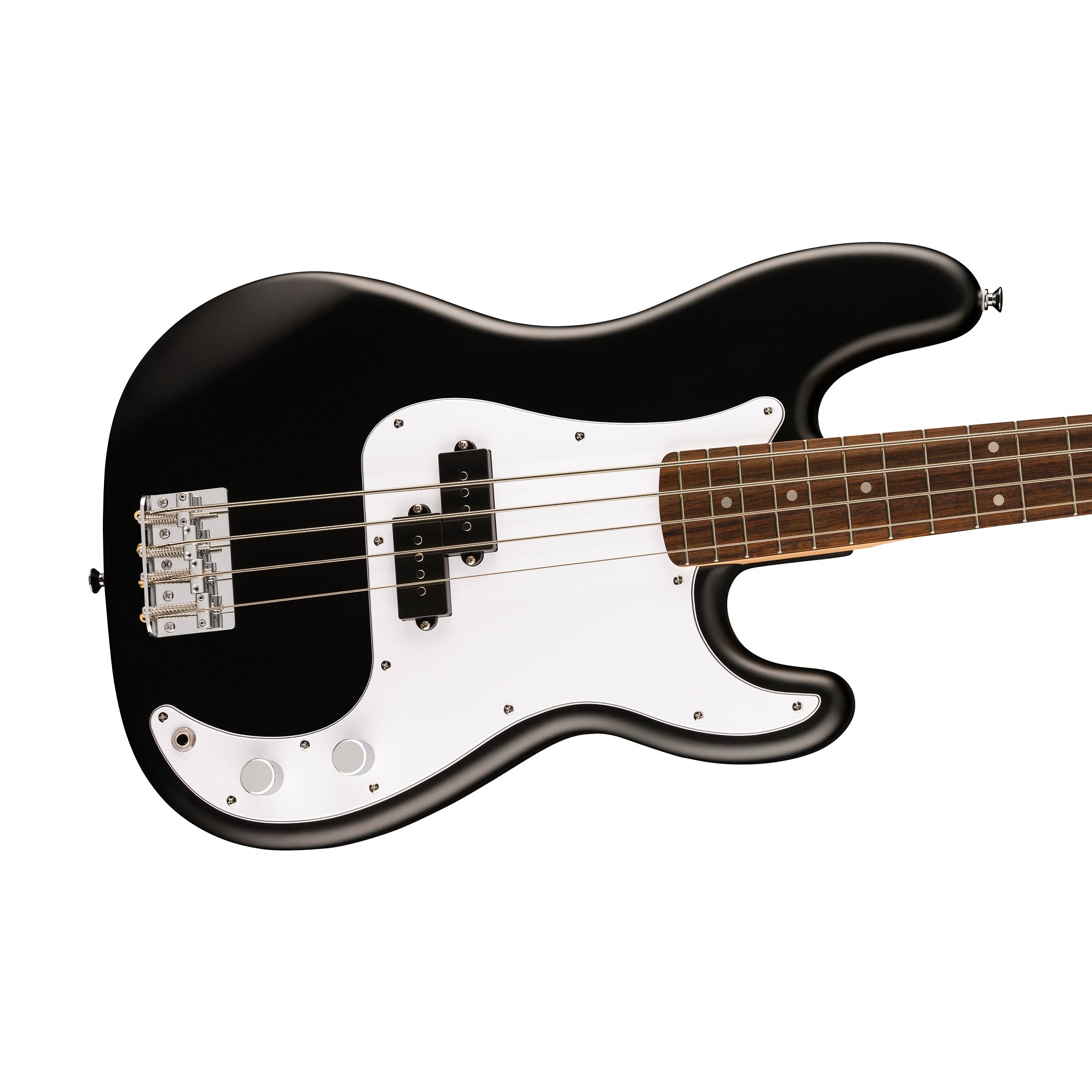 Squier Debut Series Precision Bass Guitar, Laurel FB, Black – Swee