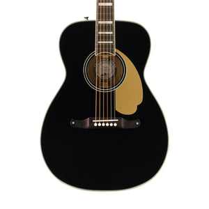 Fender Malibu Vintage Acoustic Guitar w/Case, Black