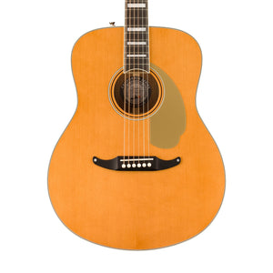 Fender Palomino Vintage Acoustic Guitar w/Case, Aged Natural