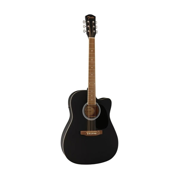 Fender FA-25CE Dreadnought Acoustic Guitar, Black – Swee Lee Singapore