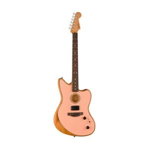 Fender Acoustasonic Player Jazzmaster Electric Guitar, Shell Pink