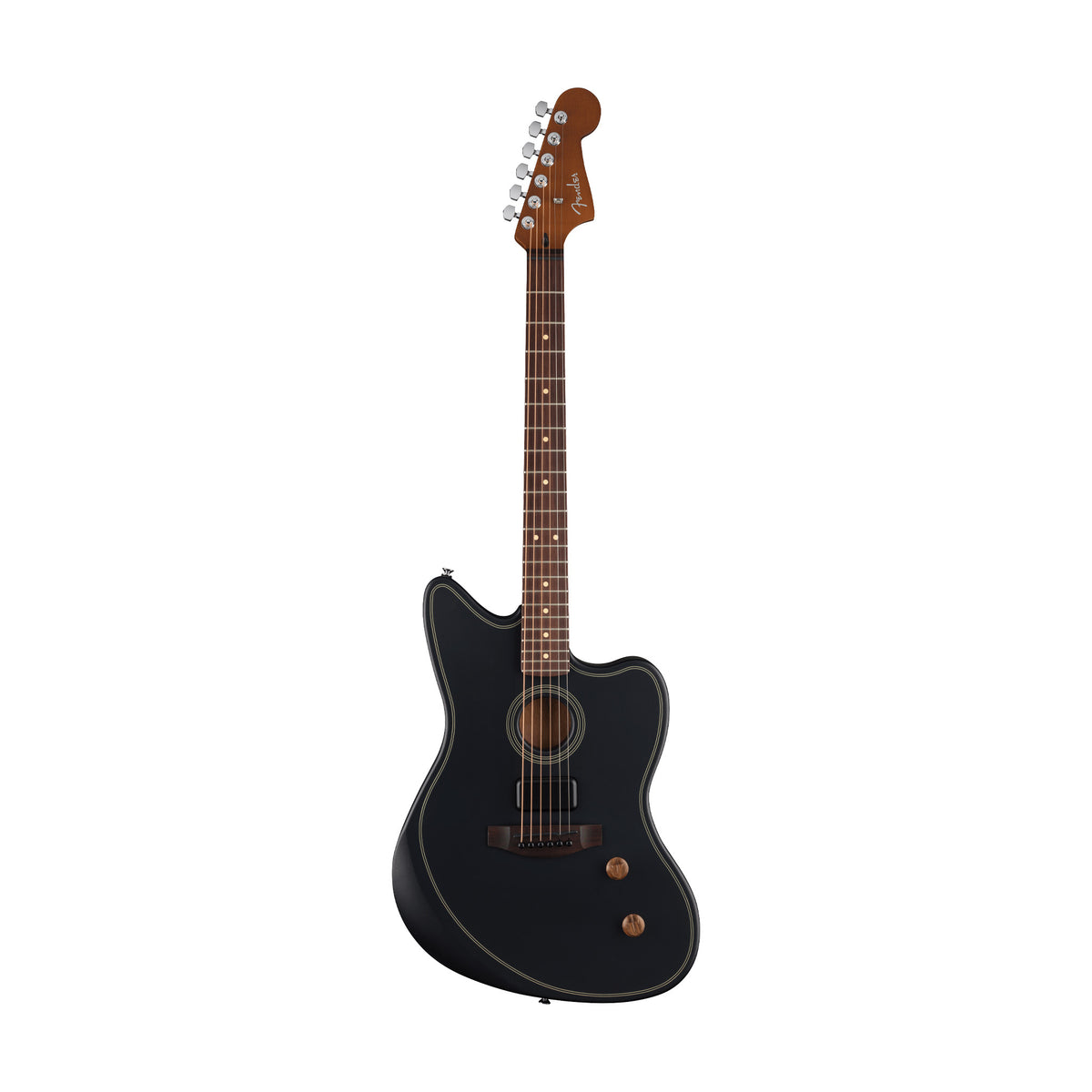 S*o様 Fender American standard Jazz Base Fender Standard Acoustasonic Jazzmaster Guitar, RW FB, Black