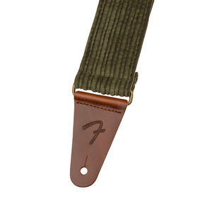 Fender Corduroy Guitar Strap, Antique Olive