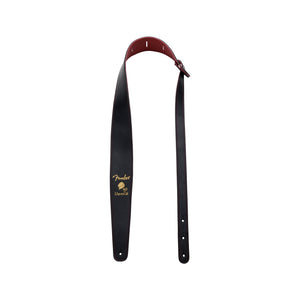 Fender Ken Signature Guitar Strap, Black & Red