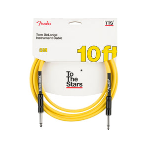 Fender Tom DeLonge To The Stars 10ft Instrument Cable, Graffiti Yellow