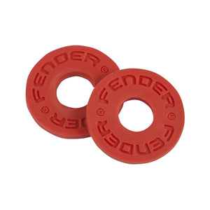 Fender Strap Blocks 4 Pack, 2 Black / 2 Red