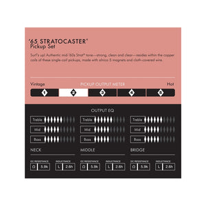 Fender American Vintage 65 Stratocaster Pickups, Set of 3