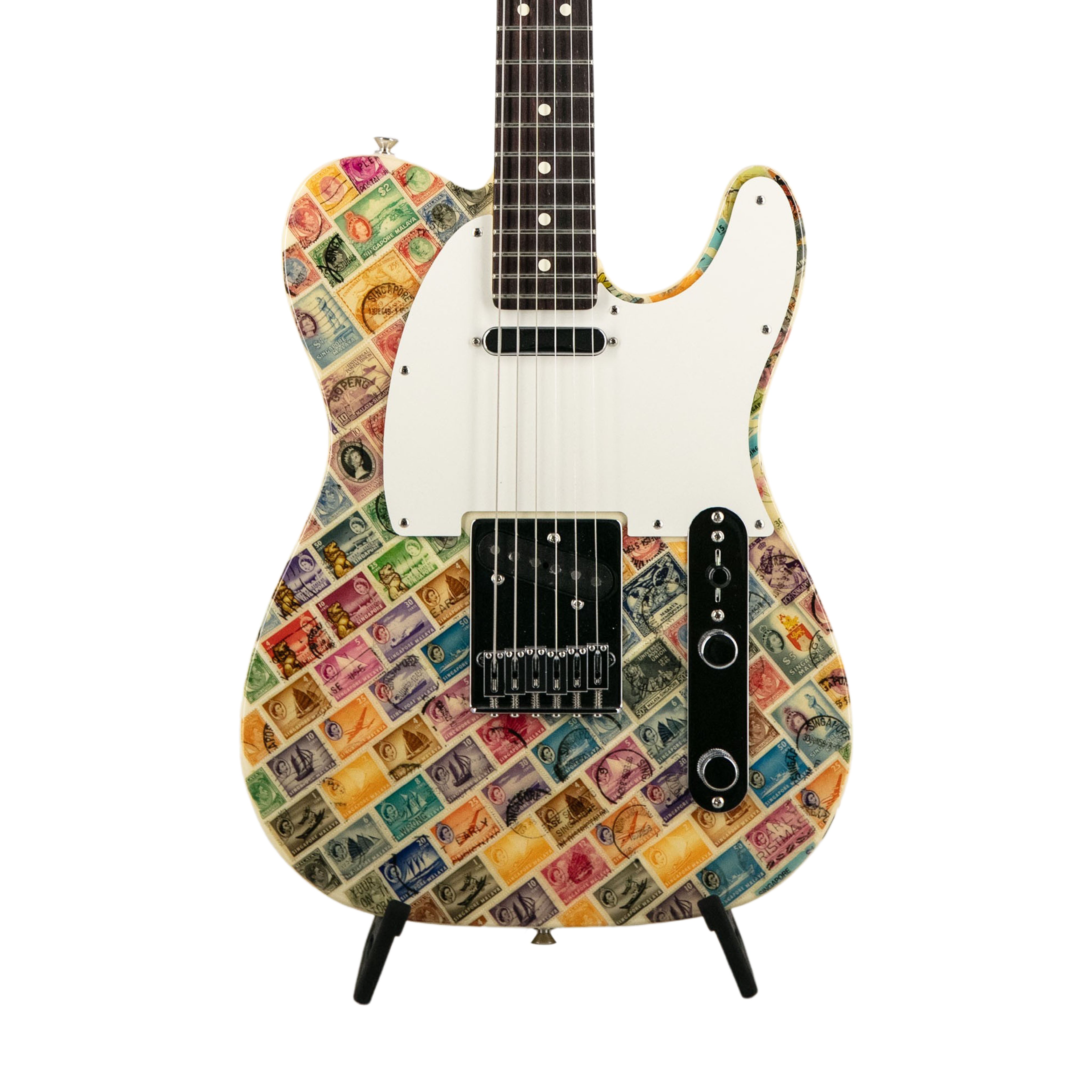 Fender Andy Mooney World Stamp Collection Telecaster Electric