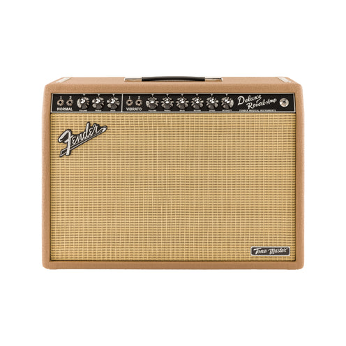 Fender FSR Tone Master Deluxe Reverb Guitar Amplifier, Brown Nubtex/Wheat, 230V UK