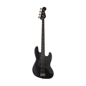 Fender Japan Ltd Ed Hybrid II Jazz Bass Guitar, Noir, RW FB, Black