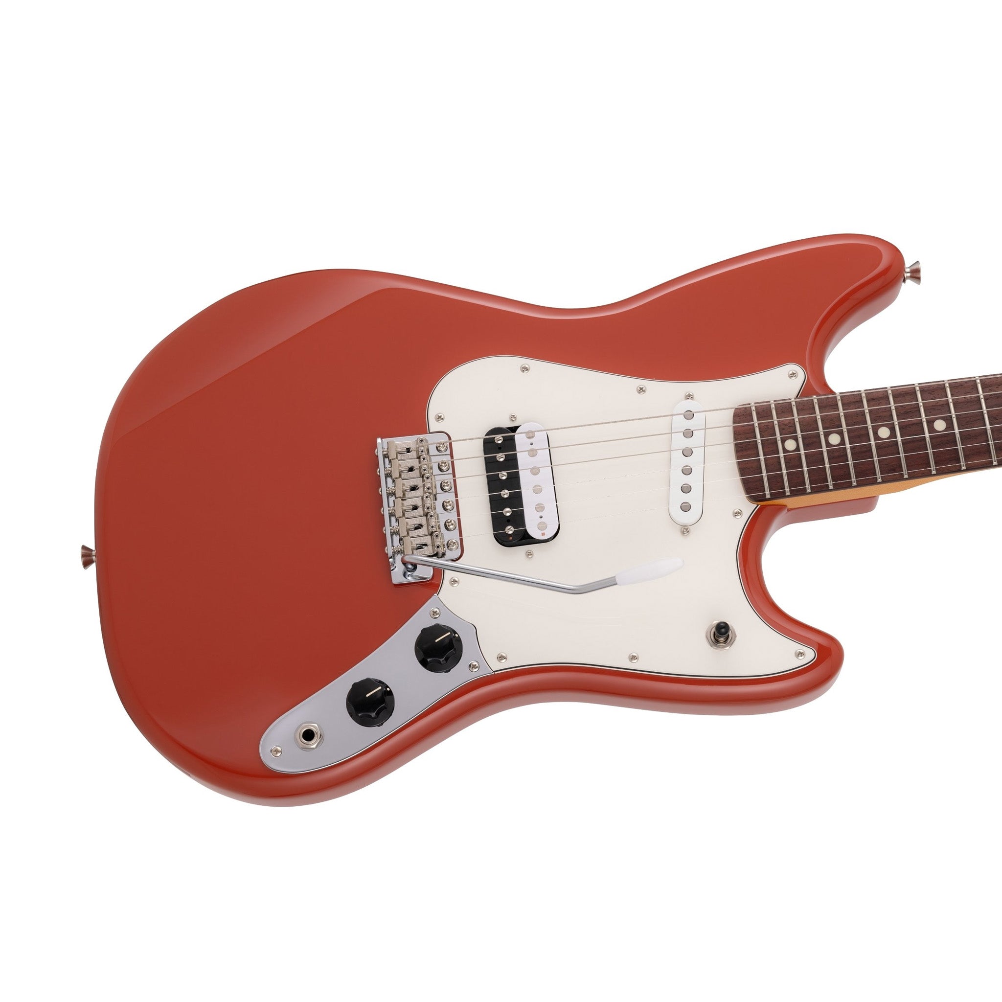 Fender MIJ Limited Cyclone Electric Guitar, RW FB, Fiesta Red