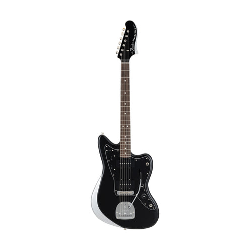 Fender MIJ Limited Starmaster Electric Guitar, RW FB, Black