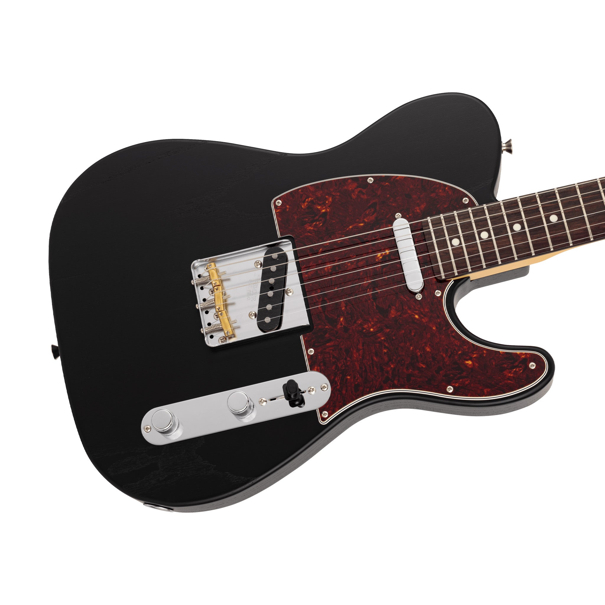 Fender MIJ Limited Telecaster Electric Guitar, RW FB, Raw Ash