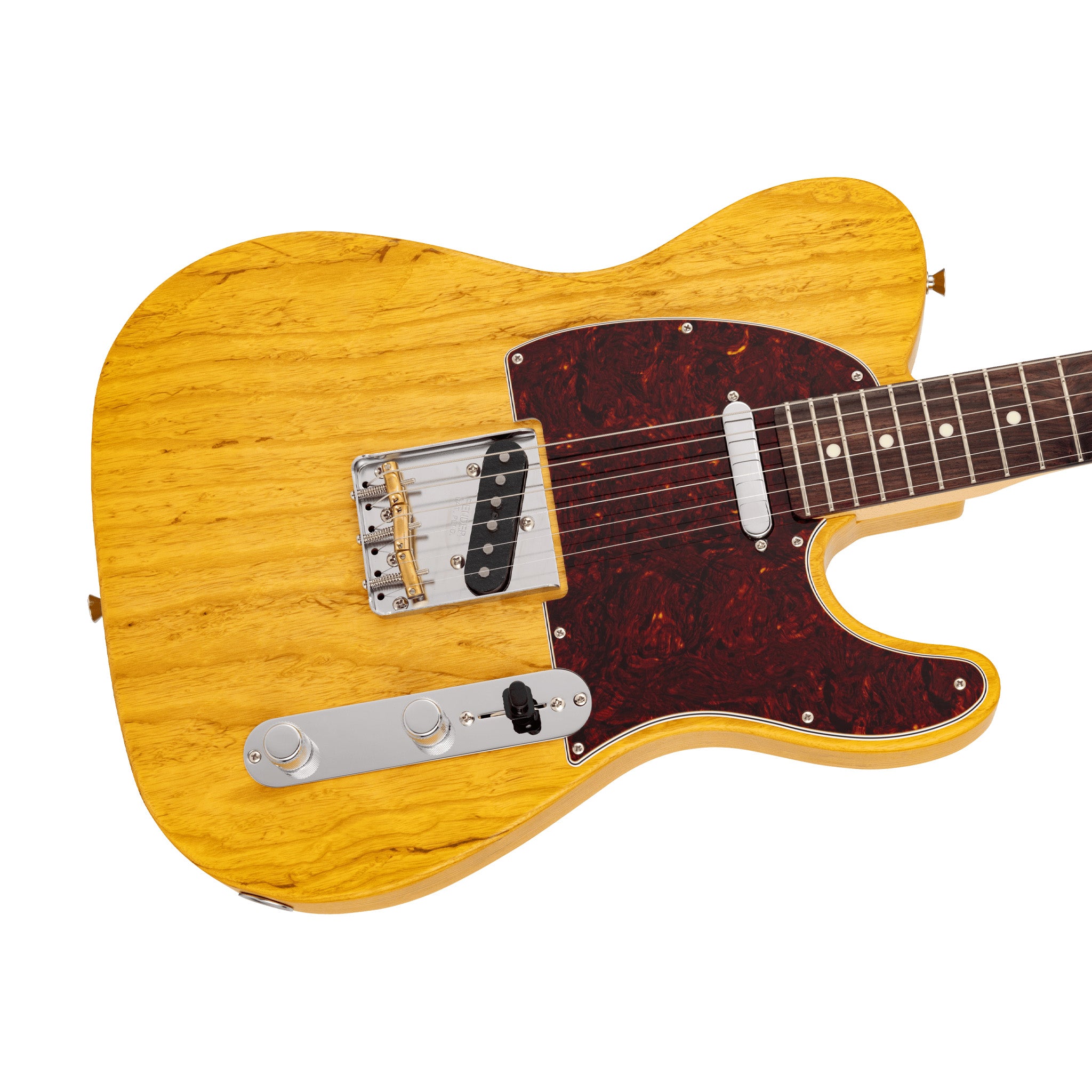 ギター Fender MIJ Traditional Telecaster ASH Fender MIJ Limited Telecaster Electric Guitar, RW FB, Raw Ash