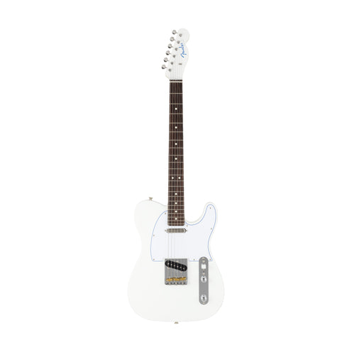 Fender MIJ Limited Telecaster Electric Guitar, RW FB, Blanc