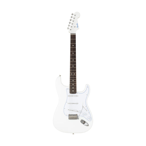 Fender MIJ Limited Stratocaster Electric Guitar, RW FB, Blanc
