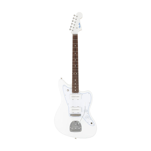 Fender MIJ Limited Jazzmaster Electric Guitar, RW FB, Blanc