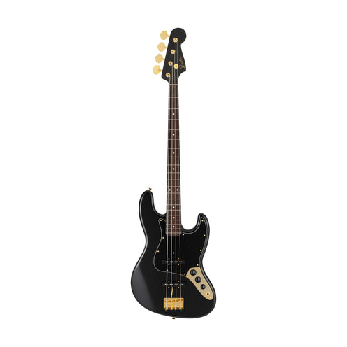 Fender Japan Traditional 2025 Collection 60s Jazz Bass Guitar, RW FB, Black Pearl