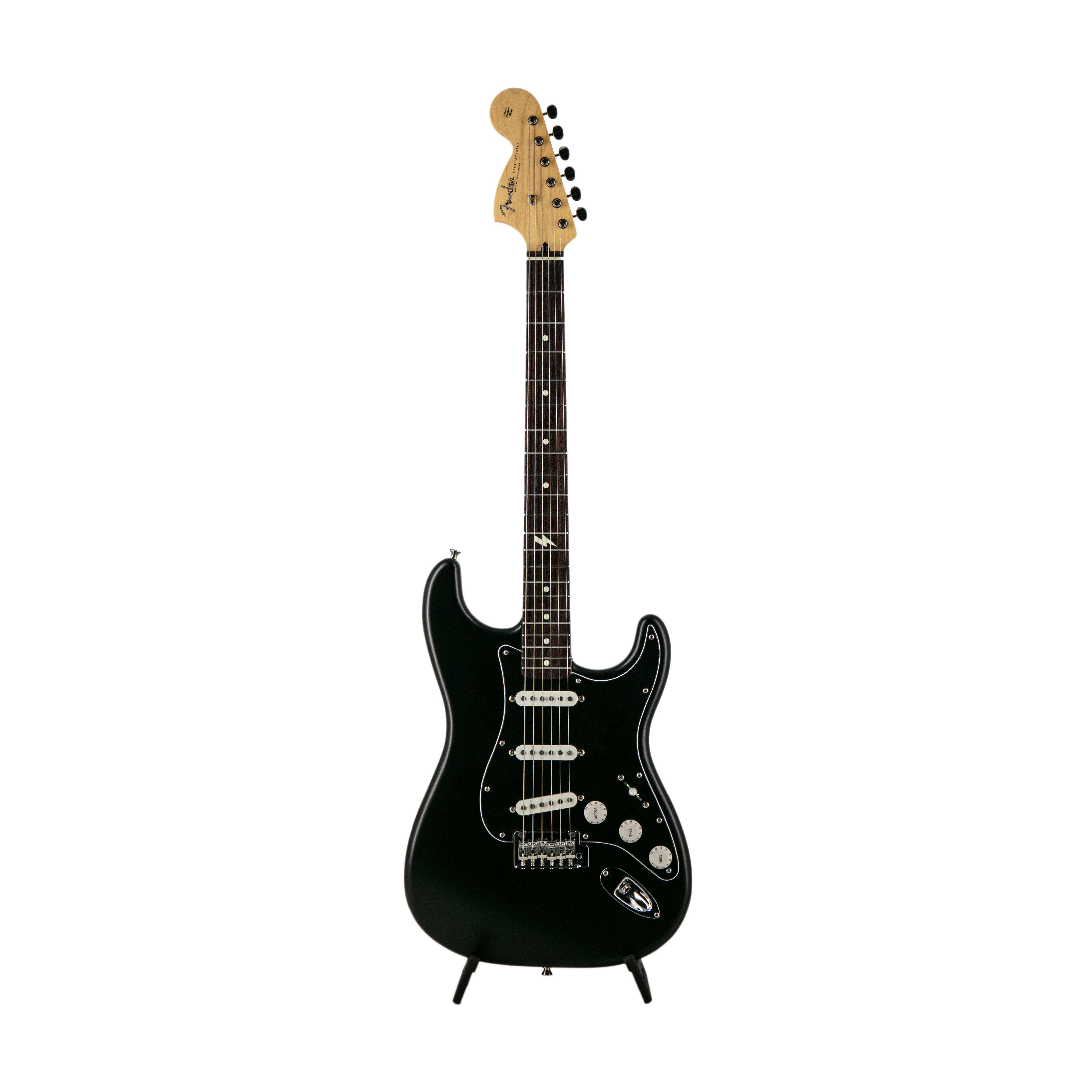 Fender Stratocaster 黒 エレキギター Fender Japan Sham Kamikaze Signature Reverse Headstock