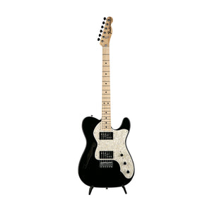 Fender FSR Collection Traditional 70s Telecaster Thinline Electric Guitar, Maple FB, Black