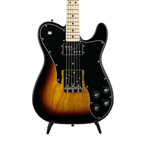 Fender FSR Collection Traditional 70s Telecaster Custom Electric Guitar, Maple FB, 3-Tone Sunburst