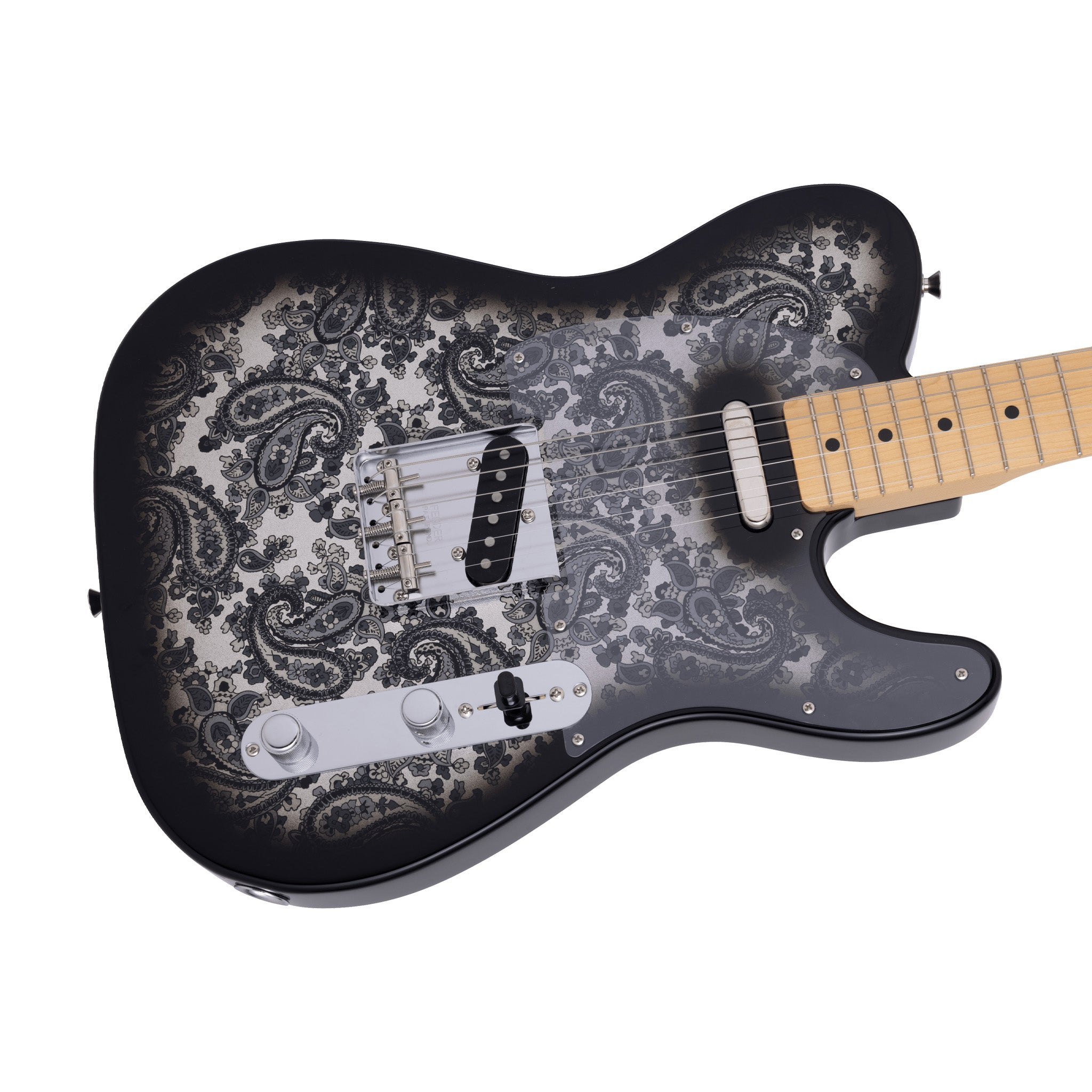 Fender MIJ Limited Telecaster Electric Guitar, Maple FB, Black