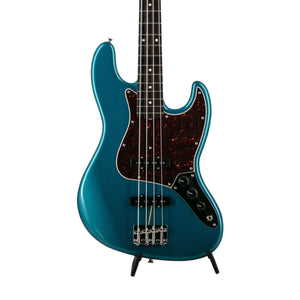 Fender FSR Collection Traditional 60s Jazz Bass Guitar, RW FB, Ocean Turquoise Metallic