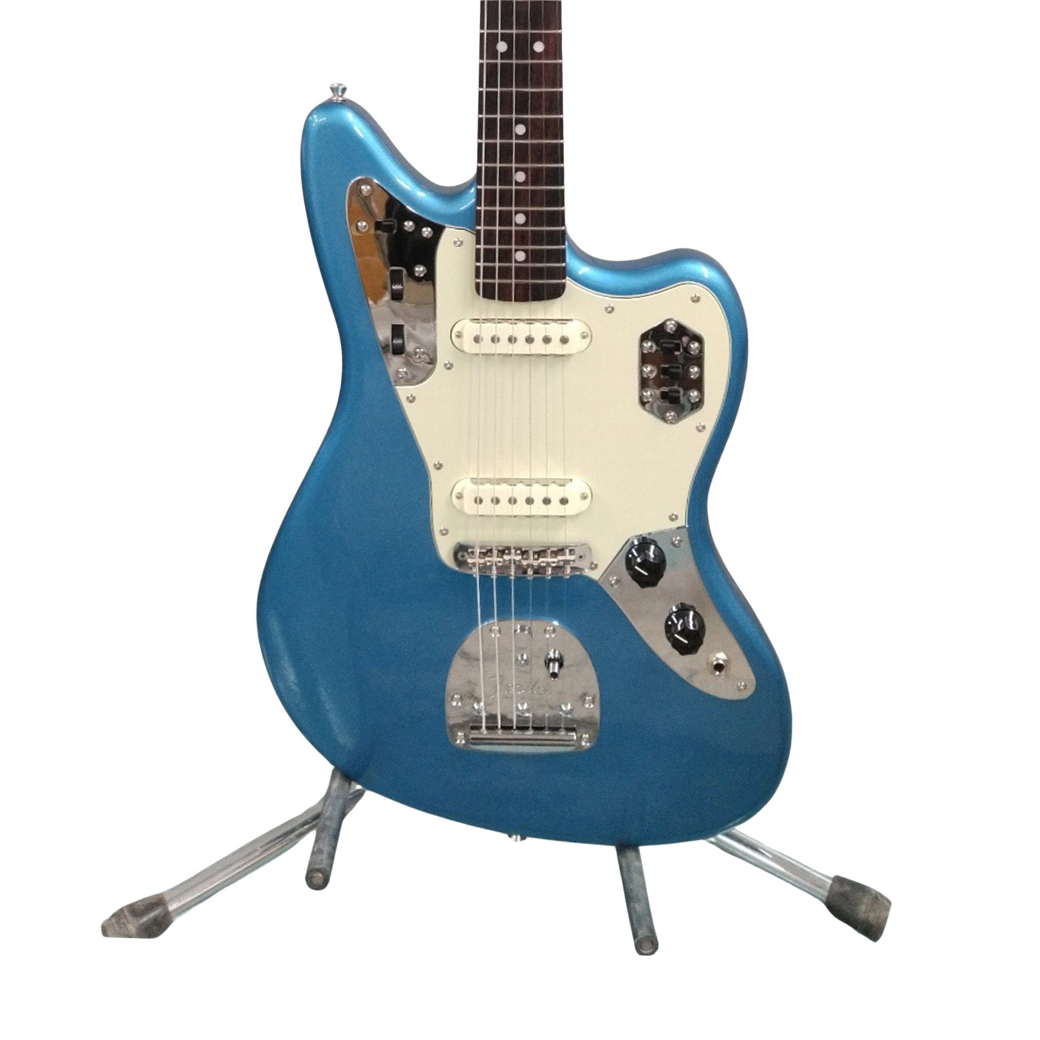 Fender FSR MIJ Traditional 60s Jaguar Electric Guitar, RW FB, Lake