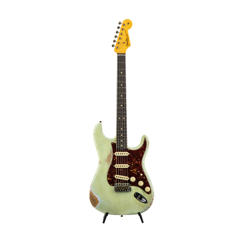 Fender Custom Shop Greg Fessler Masterbuilt 1963 Stratocaster Relic Guitar, Super Aged Daphne Blue