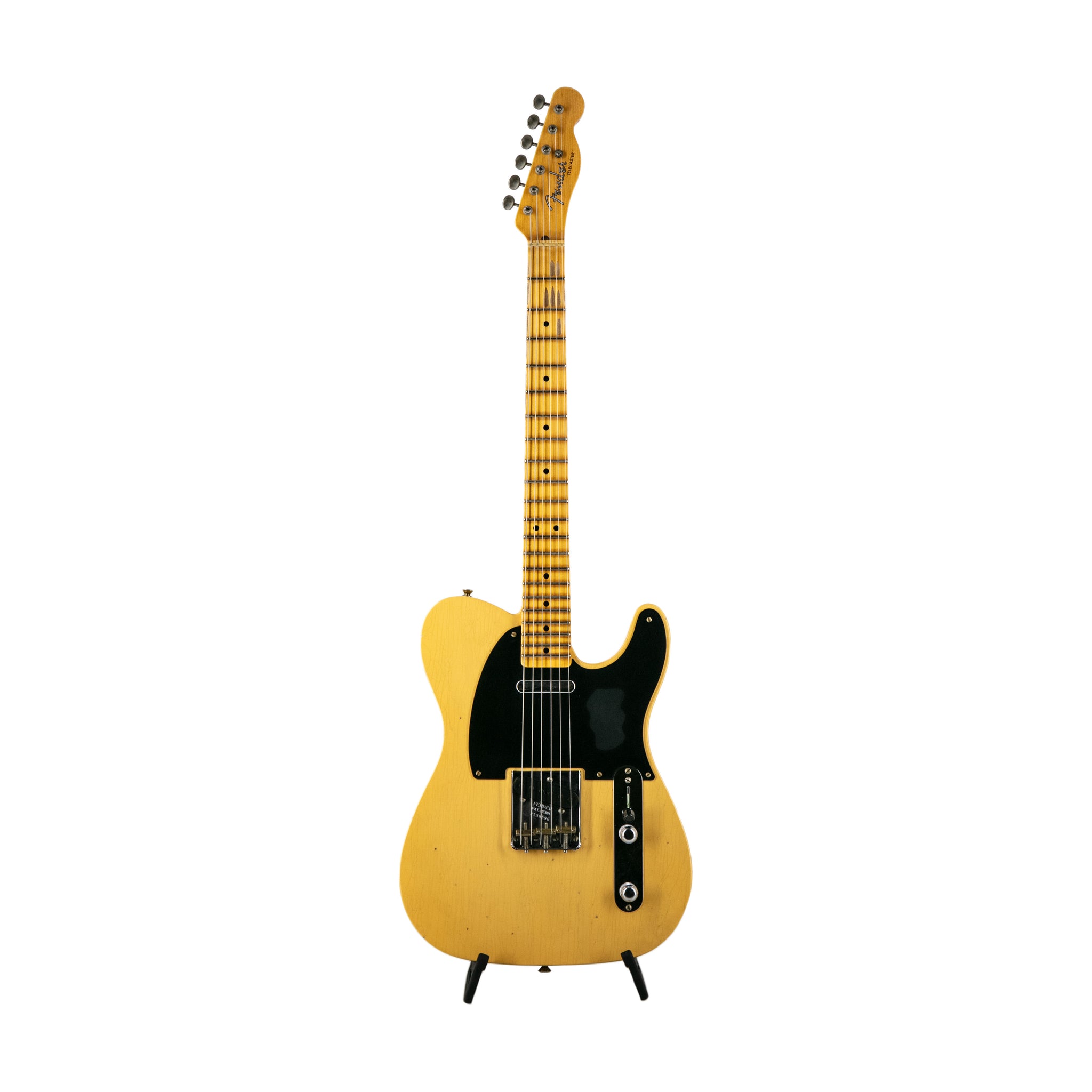 Fender Custom Shop 52 Telecaster Journeyman Relic Electric Guitar, Aged Nocaster Blonde