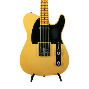 Fender Custom Shop 52 Telecaster Journeyman Relic Electric Guitar, Aged Nocaster Blonde