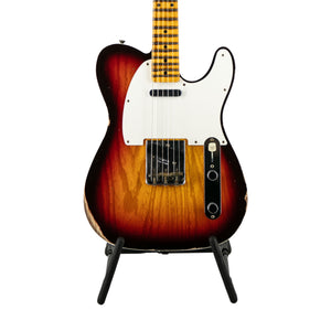 Fender Custom Shop 1959 Telecaster Custom Relic Electric Guitar, Wide Fade Chocolate 3-Color Sunburst