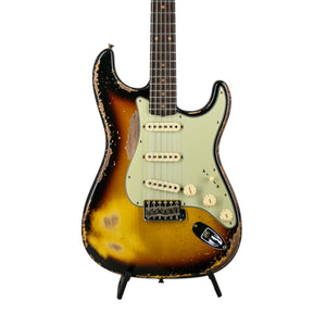 Fender Custom Shop 61 Bone Tone Stratocaster Super Heavy Relic, Super Faded Aged 3-Color Sunburst