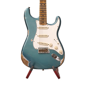 Fender Custom Shop LTD Edition 1969 Stratocaster Heavy Relic Electric Guitar, Aged Ocean Turquoise