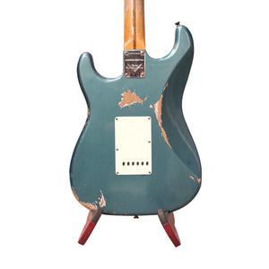 Fender Custom Shop LTD Edition 1969 Stratocaster Heavy Relic Electric Guitar, Aged Ocean Turquoise