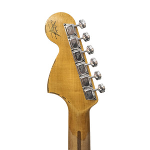 Fender Custom Shop LTD Edition 1969 Stratocaster Heavy Relic Electric Guitar, Aged Ocean Turquoise