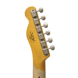 Fender Custom Shop Limited Edition 50s Vibra Telecaster Heavy Relic Guitar, Aged Butterscotch Blonde