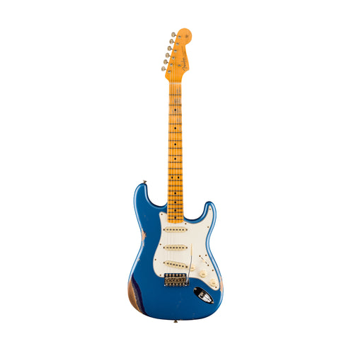 Fender Custom Shop Fat 1964 Stratocaster Relic, Flame Maple FB, Aged Lake Placid Blue/Purple Sparkle
