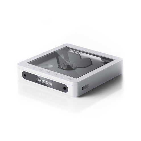 FiiO DM13 BT Portable Bluetooth Stereo CD Player, White Skylight