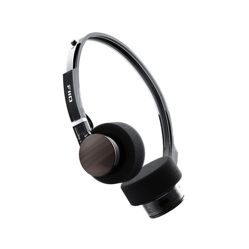FiiO EH11 Retro Bluetooth On-Ear Headphones, Transparent Black