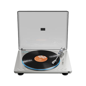 Fiio TT13 BT Fully Automatic Bluetooth Turntable, Silver – Swee
