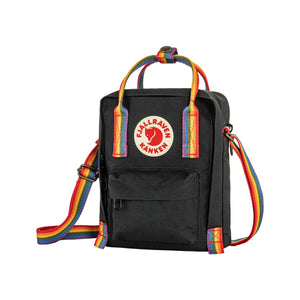 Fjallraven Kanken Rainbow Sling, Black